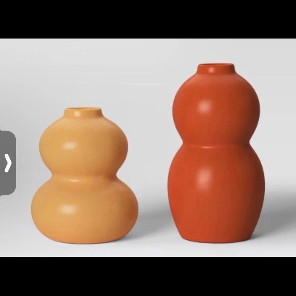 New 4 boxes of 8 vases Room Essentials Orange and Yellow Vases bud target vase - Picture 3 of 3